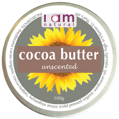 Organic Cocoa Butter for Sensitive Skin Tin